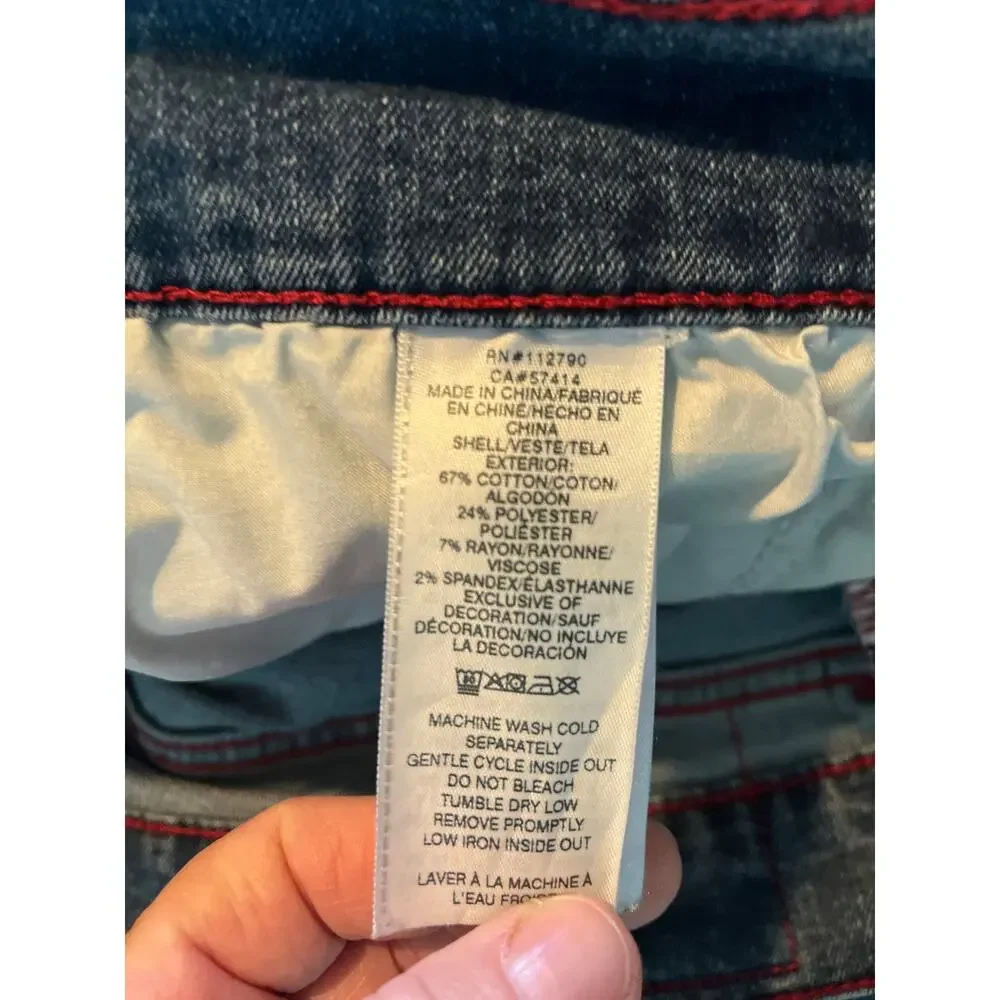 True religion men’s Ricky relaxed straight jeans size 36
